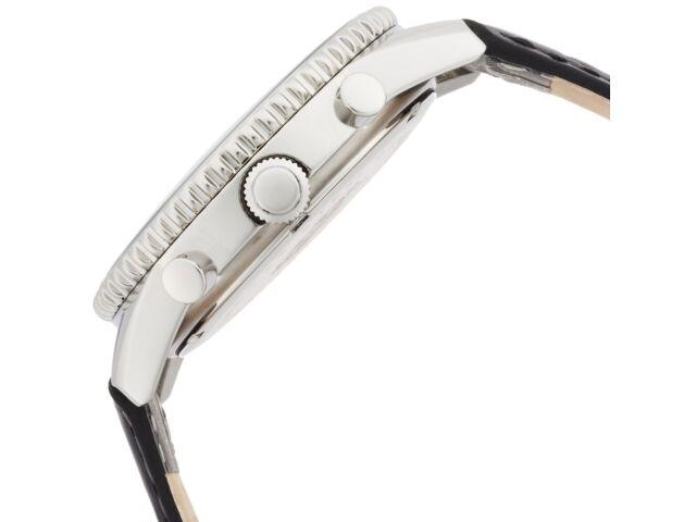 GRANDEUR Watch OSC028W1 мужские черные кожаные часы с хронографом и индикатором даты НОВЫЕ