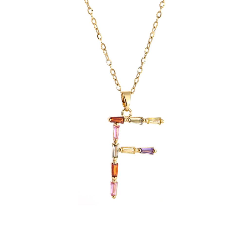 Женское металлическое колье с бриллиантами и цветными драгоценными камнями, Премиальный дизайн ручной работы, Колье с инициалом, Подарок для женщин, Праздничный подарок, Ювелирное украшение для вечеринки
