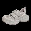 Velcro Hollow Breathable Bag Head Sandals Women's Summer 2025 New Thick-soled Heightening Casual Sports Dad Shoes