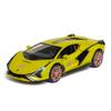 Модель спортивного автомобиля Lamborghini SIAN из сплава в масштабе 1/32, литая машина, украшения центральной консоли, модные украшения, коллекционные хобби-товары, подарок