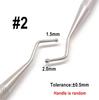 Dental Composite Filling Tool Instrument Filler Spatula Amalgam Plastic Filling Spatula Double Ends Stainless Steel