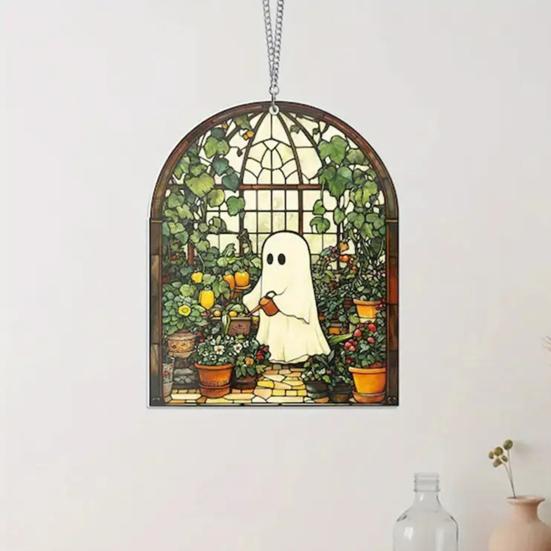 Призрак Ловец Солнца Акриловый Яркий Цвет Абажур Подвеска Вечеринка на Хэллоуин