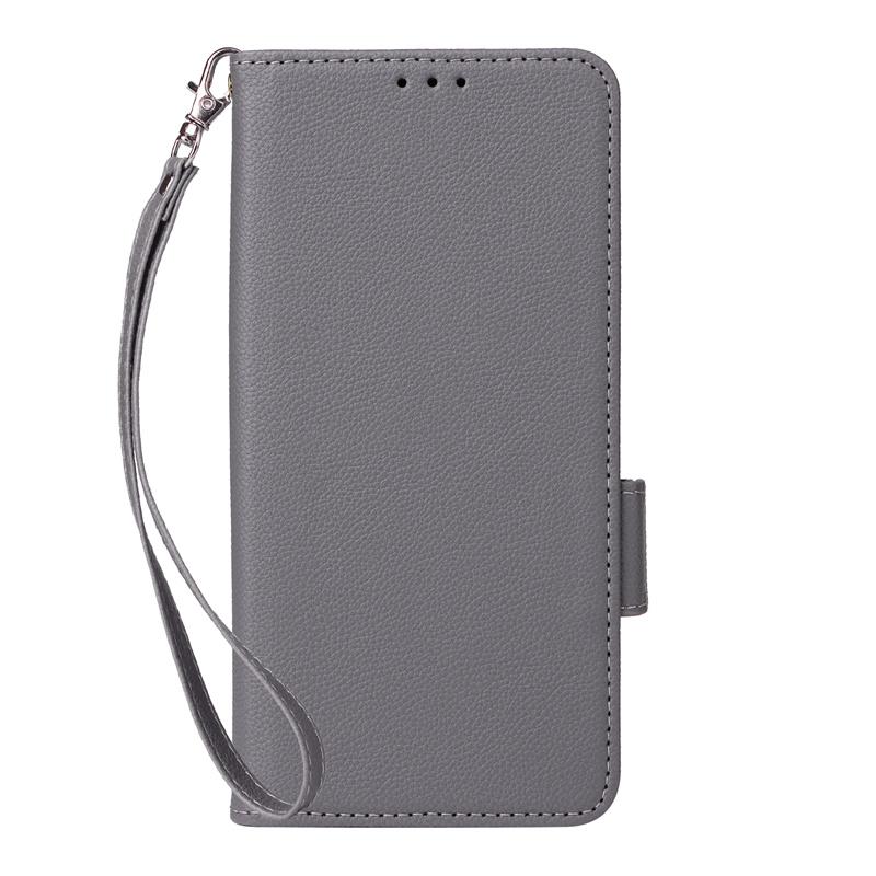 For Samsung Galaxy M15/F15 5G Luxury Smooth Side Buckle Wallet Magnetic Case Mobile Phone Litchi Pattern Flip Protective Case
