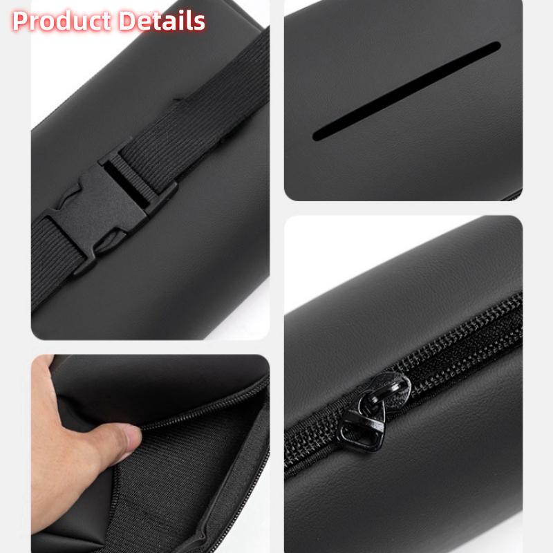 For Car Tissue Box Armrest Box Tissue Bag Car Seat Back Hanging Sun Visor Tissue Bag Storage Car Accessories