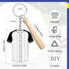 Creative Acrylic Jersey Baseball Key Chain Unisex Bag Key Pendant Sports Event Party Exquisite Gift DIY Men's Pendant 4