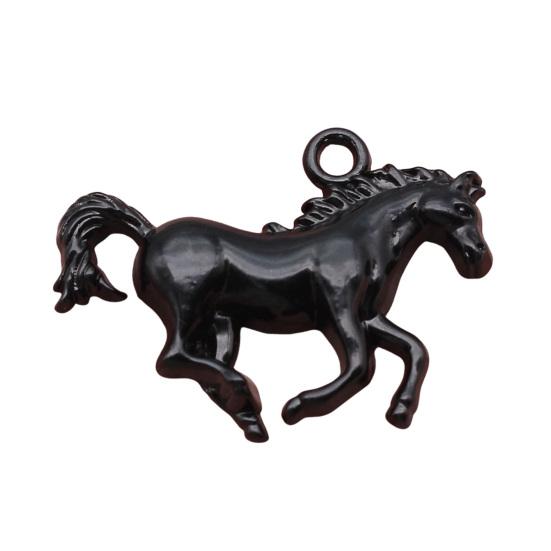 Metal Horse Pendant Retro Horse Charm Vintage Running Horse Pendant for Jewelry Making DIY Earrings Keychains Necklaces Craft Projects