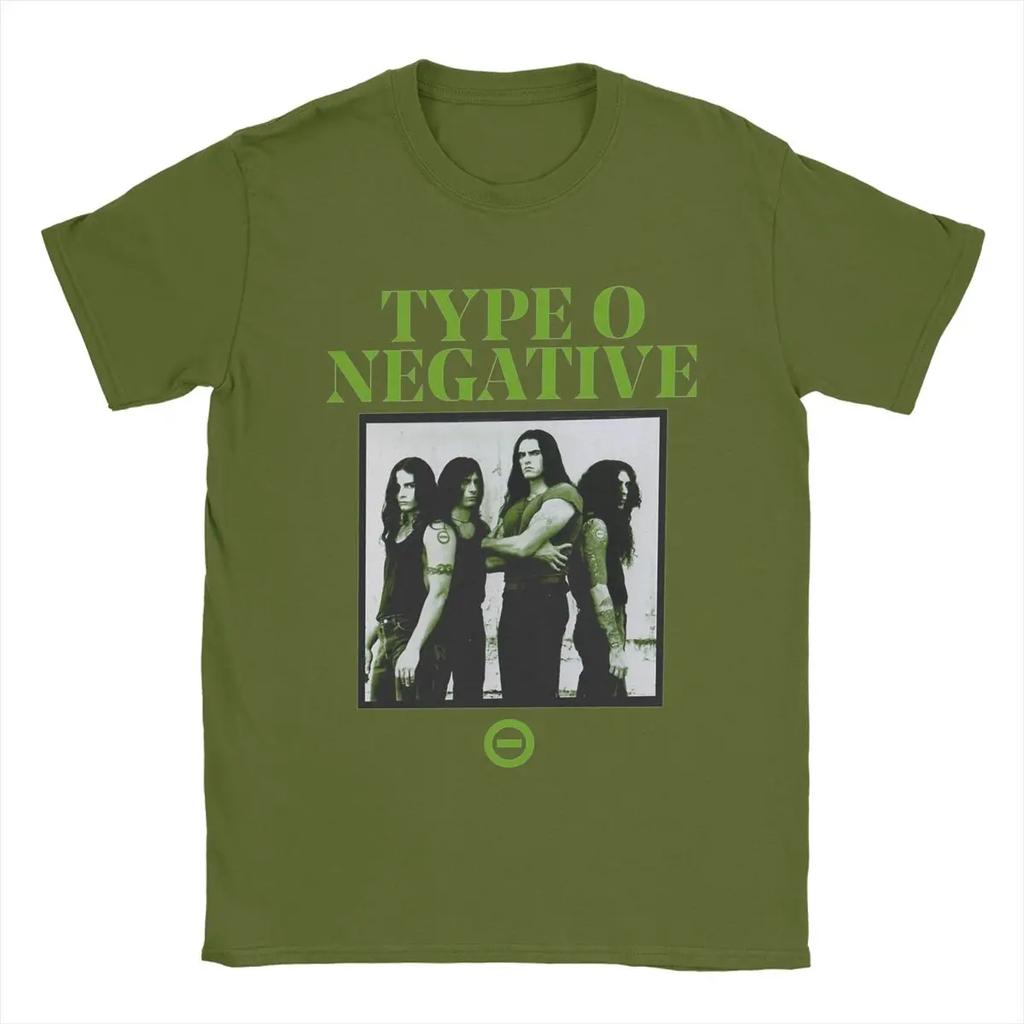 Мужская футболка Type O Negative Funny Cotton Tees с коротким рукавом и круглым вырезом, летние топы