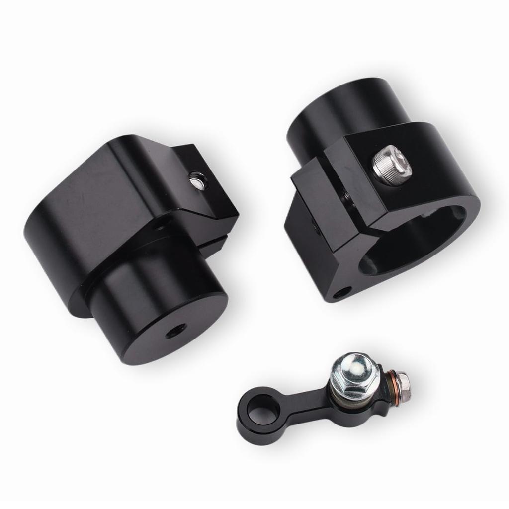 LEDISHUN Handlebar Risers for Ninja 400 (2018-2024) and Ninja 250 (2019-2024) - Approximately 30mm Lift