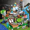 The Cave Village Special Edition Building Blocks With Steve Action Figures Compatible My World Set Toy