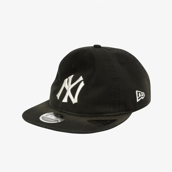 New Era Выцветшая стирка Ретро Корона Strapback Черный 15131621