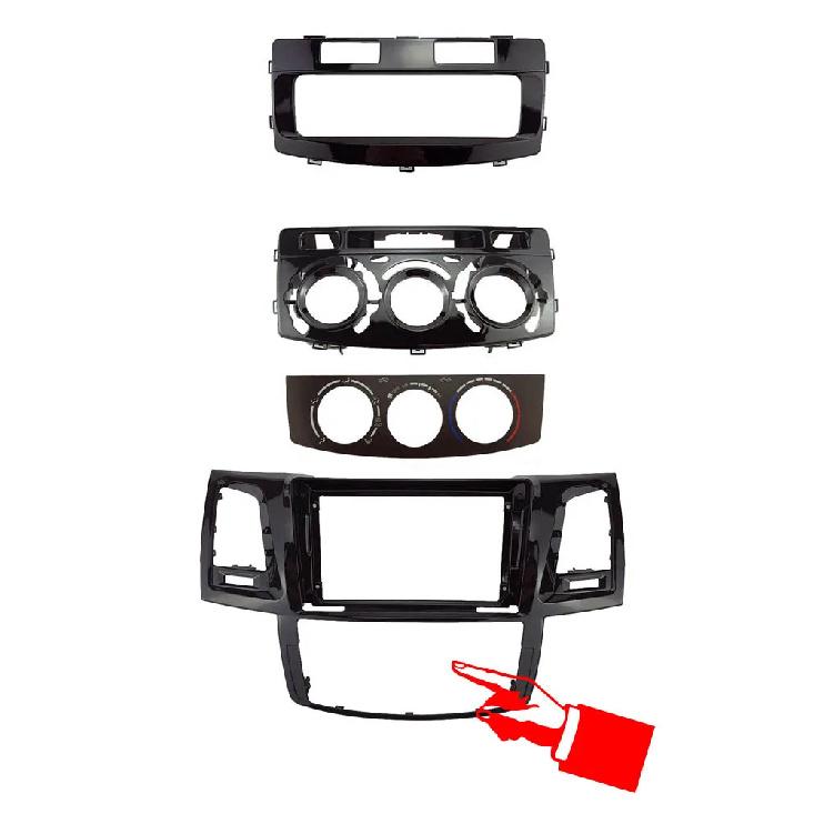 Car air conditioning control fascia panel for TOYOTA Fortuner Hilux 2008-2014