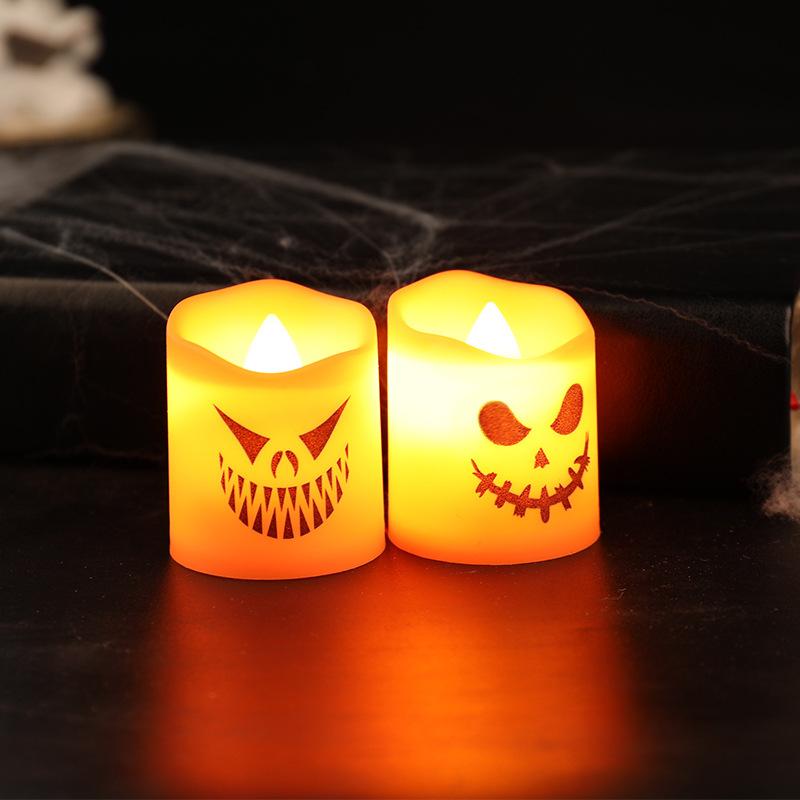 Halloween LED Ghost Hand Candle Light Simulation Electronic Candle Atmosphere Decoration Night Light