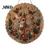Holiday Gift for Family Christmas Faux Pearl Art Kit, DIY Rhinestone Gem Painting Craft, Santa Tree Living Room Decorations Stocking Elk Pattern
