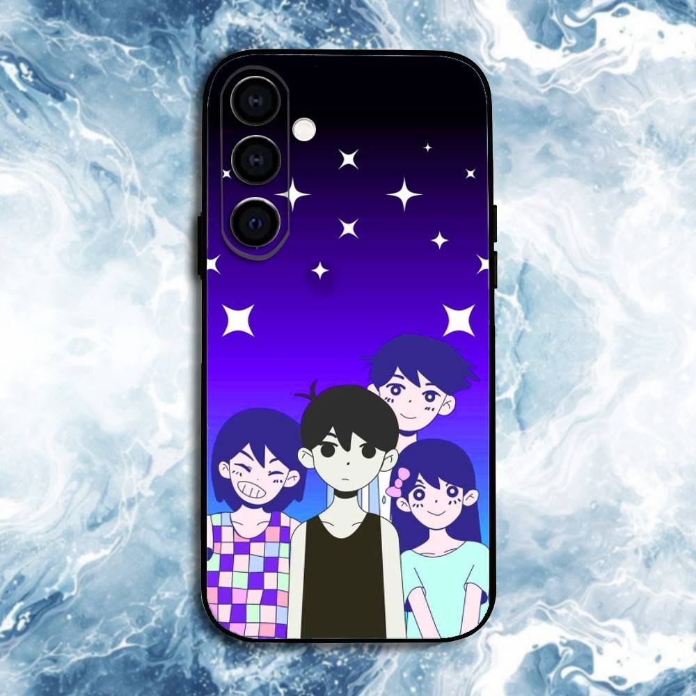 Чехол для телефона O-Omori Game для Samsung Galaxy A73, A72, A71, A70, A53, A52, A51, Другие Мягкий Черный Корпус