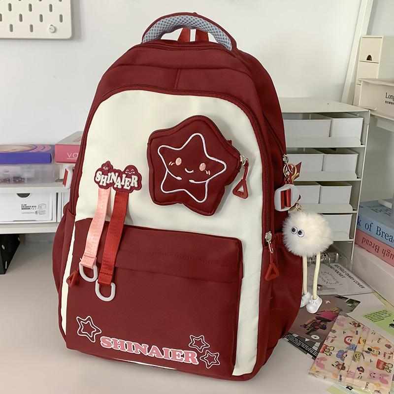 Школьный рюкзак детский, для учеников начальной школы, для девочек, для учеников средней школы, стильный комплект из двух предметов высокой ценности, рюкзак,.