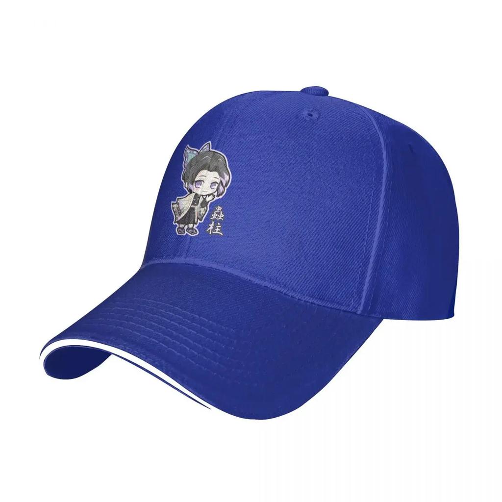 Shinobu Kocho Demon Slayers Baseball Cap Fashion Japanese Anime Sandwich Cap Men Women Adjustable Dad Hat Activities