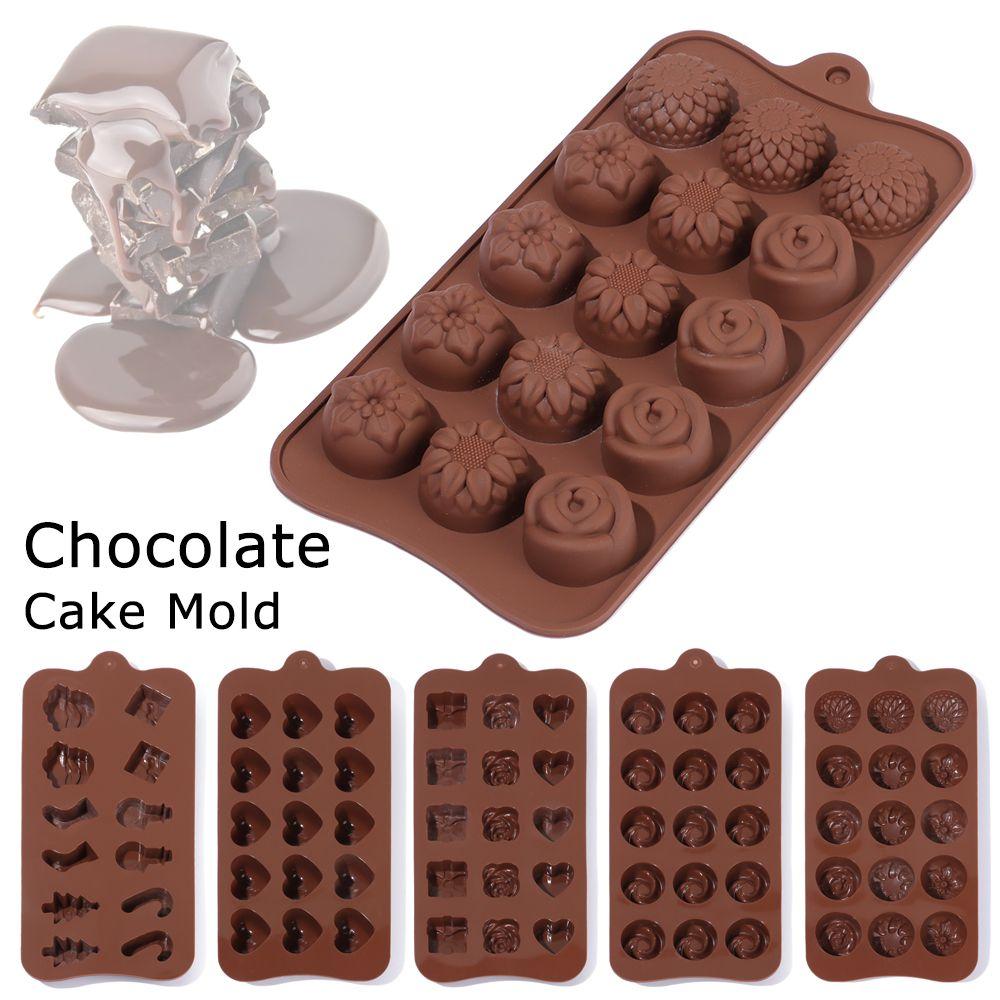 Cake Decoration Baking Tool Jelly Cake Mold DIY Fruit Ice Chocolate Mold Silicone