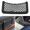 Cellphone Mount Car Mesh Net Holder Seat Back Phone Holder Car Storage Bag Back Sundries Pocket