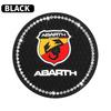 Car coaster with diamonds Creative diamond-studded water coaster PVC soft rubber For Fiat Abarth 695 595 124 Spider Accessories V7