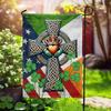 Irish Celtic Cross With Claddagh Ring And Heart Double-sided Garden Ag Decor