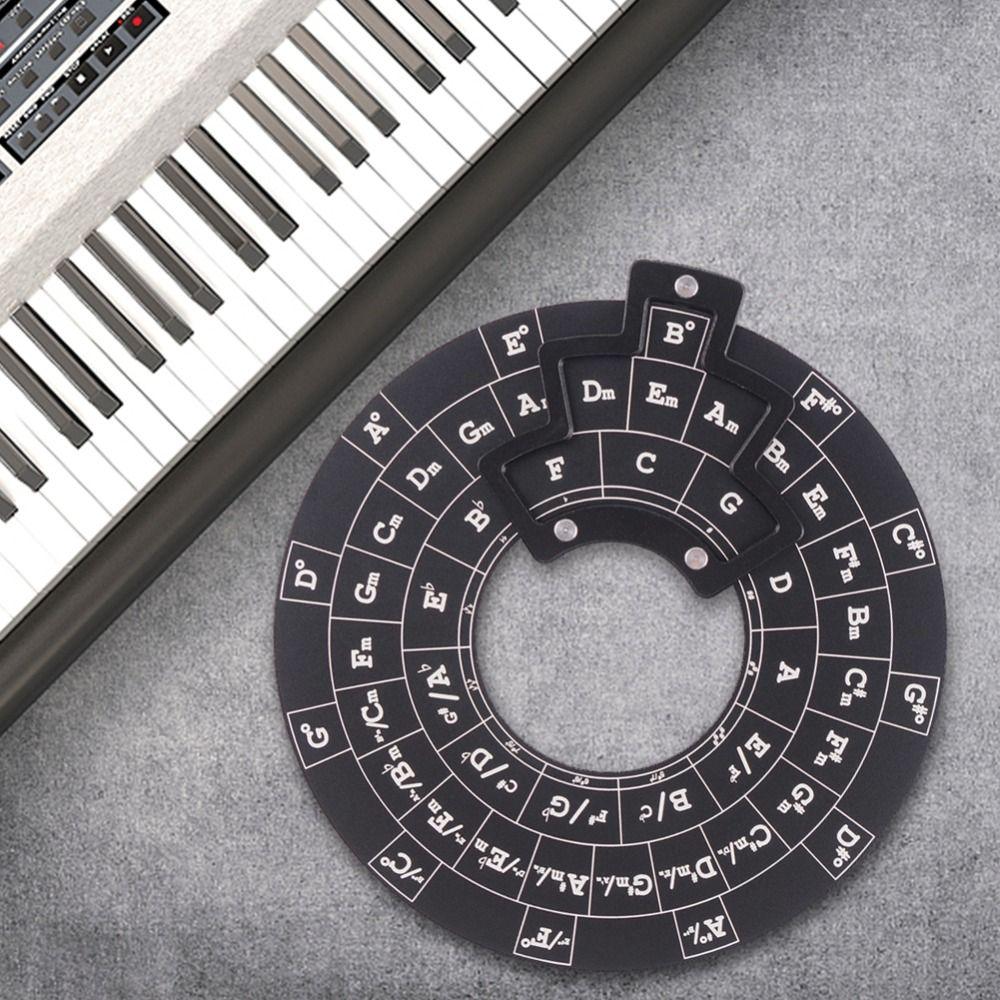 Вращающийся дизайн Гитара Колесо аккордов Алюминий Цинк Цинковый сплав Инструменты для обучения теории музыки Музыкальные инструменты