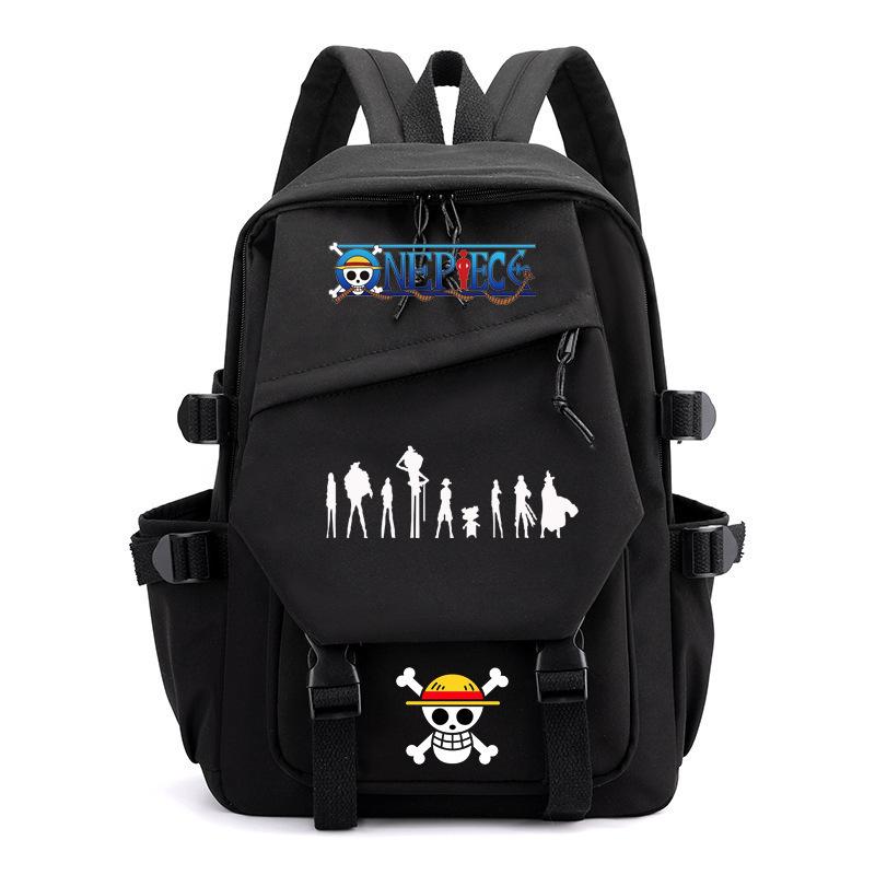 Anime peripheral ONE PIECE Luffy schoolbag Japanese retro backpack junior high school backpack computer bag