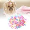 Tangle Free High Elastic Pet Hair Bands Colorful Soft Cat Grooming Elastics Anti-Oxidant Thin Pet Grooming Bands Cat Fur Styling