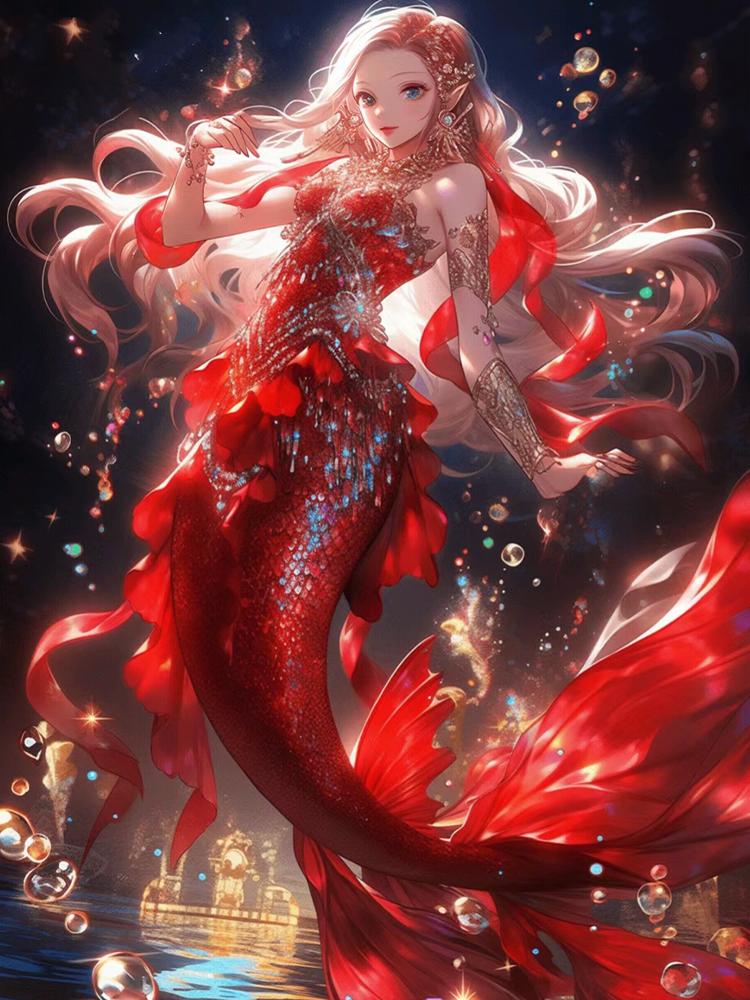 Алмазная картина Фэнтези Русалка Зодиак Созвездия Вышивка Полный квадрат Круглый крест Стразы Мозаика Домашний декор