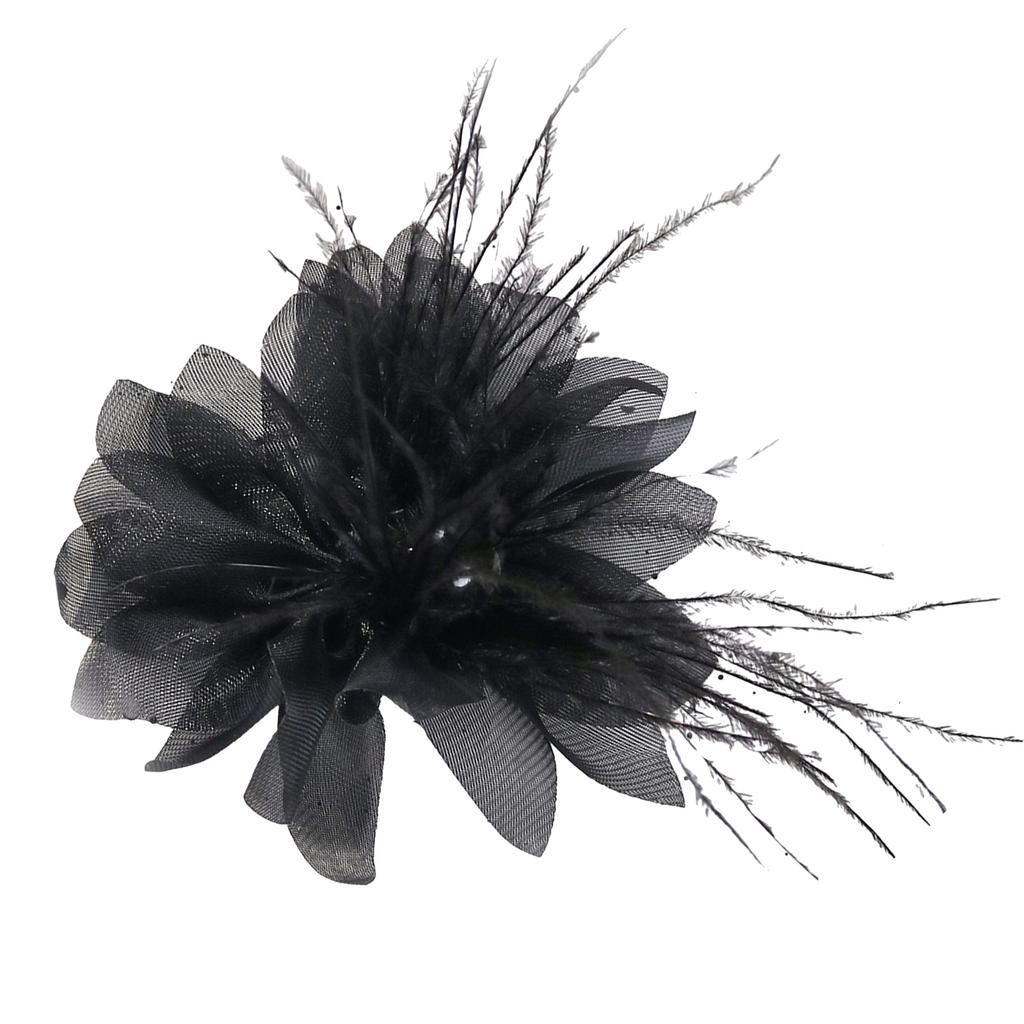 Pearls Flower Artistic Applique for Hair Clip Clothes Hat Sewing Brooch DIY Scarf Wedding Dress Decors Accessories