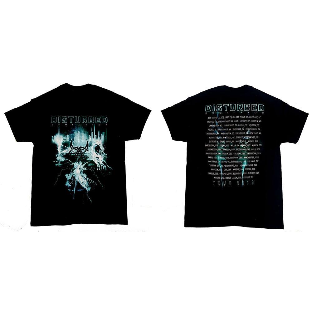 Fire Behind Disturbed Band T-Shirt Cotton Graphic Tee Unisex Women Summer Streetwear