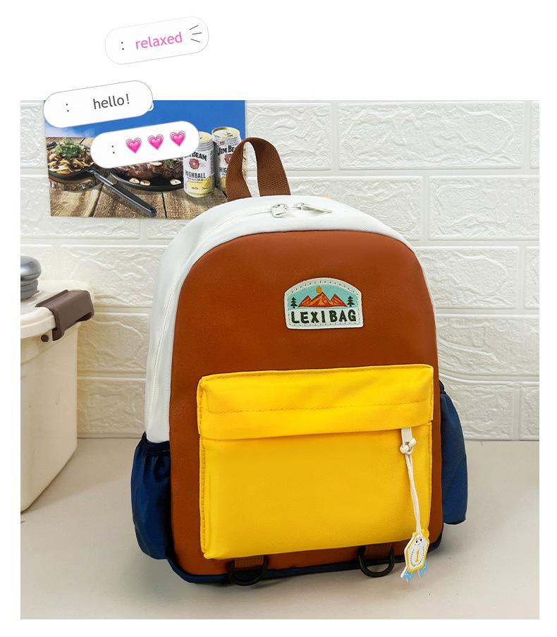 Schoolbag1011 New children's backpack, light research and leisure small schoolbag, kindergarten boys and girls travel outdoor backpack