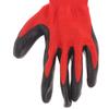12 Pairs Advanced Work Gloves Durable Wrinkled Latex Coating For Construction Warehouse Handling Gardening