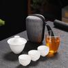 Changqi Portable Ceramic Gaiwan Quick Tea Set