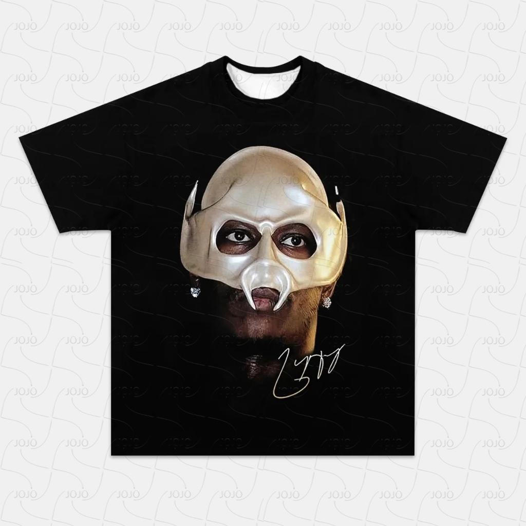 Rapper Young Thug Retro Graphic American T-Shirt Men's Hip Hop Clothing Y2k Unisex Fashion Oversized Ghetto Gangster Top