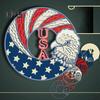 4 июля Дверная табличка День независимости Деревянная табличка с орлом Патриотическая дверная вешалка Приветственный знак для настенного декора крыльца фермерского дома
