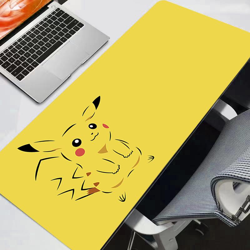 Large Mouse Pad Gamer Pokemon Pikachu Keyboard Mousepad Pc Computer rug Desk Mat Gaming Pad Gengar Mouse Mats Office gaming gift