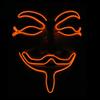 Led Party Masks V for Vendetta Anonymous Guy Fawkes Fancy Adult Costume Accessory Party Cosplay Masquerade Dress up Mask