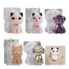 Animal Cat Dog Scented Candle Silicone Mold Handmades Cat Scented Candle Epoxy Mold DIY Craft Women Girl Fondant Mold