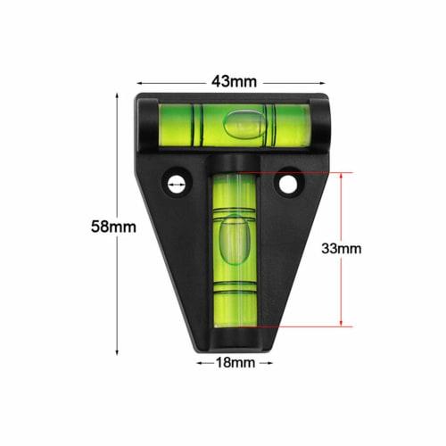 Gupcaqosjw Mini Level, RV T-Shaped Bubble Level - Waterproof and Unbreakable Cross Level for Campers, RVs, Furniture, Factory Machinery, Cameras, Trip