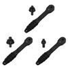 Ratchet Drill Chuck Key Wrench Anti-Slip Handle Ergonomic Multipurpose Universal Double Head Drill Press Chuck Key Mini Ratchet Spanner
