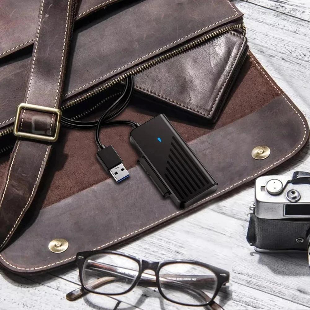 SATA To USB 3.0 Adapter Cable USB 3.0 2.0 To M.2 NGFF SATA Converter 5Gbps 2.5/3.5 Inch SSD HDD Hard Drive External Case for Laptop PC