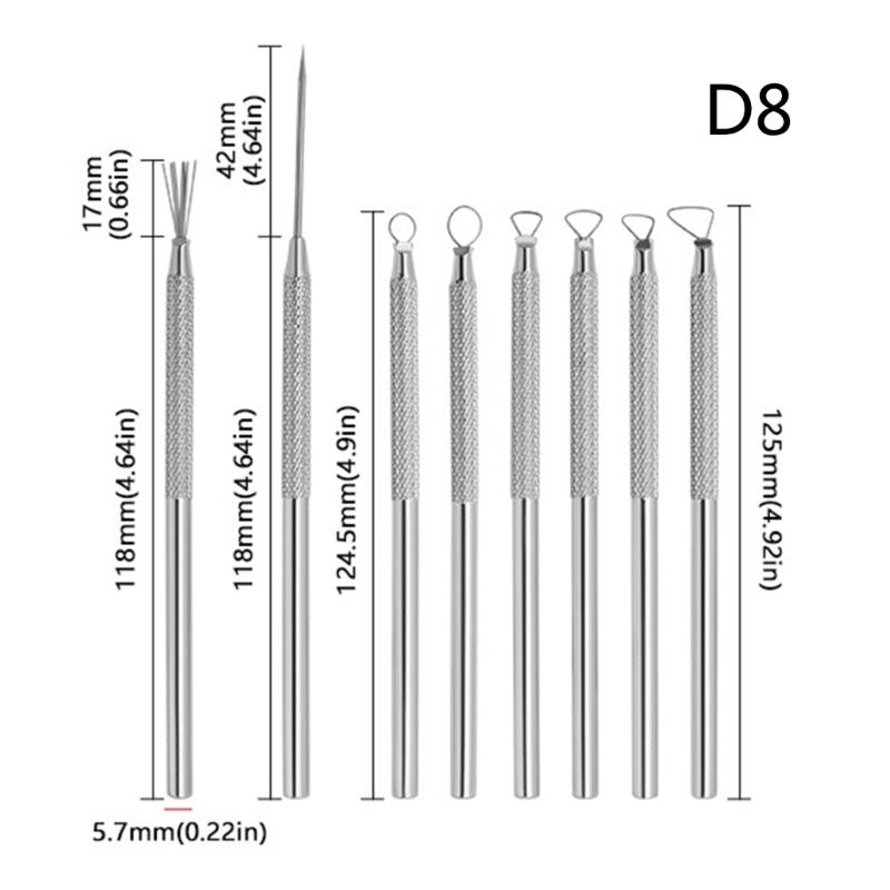 Набор инструментов для скульптуры из глины для резьбы по глине, инструмент для керамической скульптуры, пластиковый инструмент для моделирования, двухсторонний скребок для точечной глины