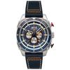 Hawker Hunter Atlas Dual Time Chronograph Pavillion Blue Quartz AV-4100-02 Mens Watch