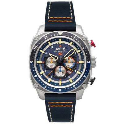 Hawker Hunter Atlas Dual Time Chronograph Pavillion Blue Quartz AV-4100-02 Мужские часы
