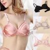 Women's Glossy Wireless Underwear Mulberry Silk Bras Ultrathin Silk Bra Soft Comfortable