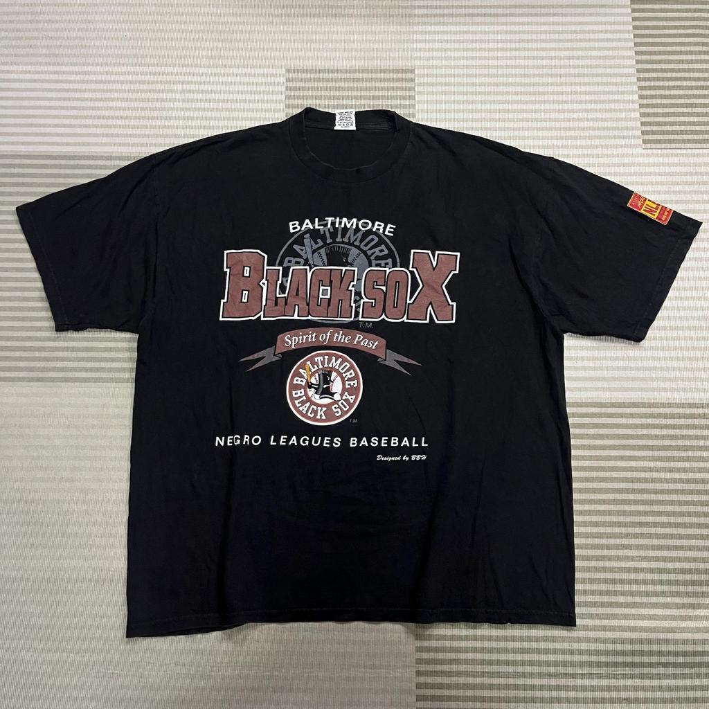 Vintage 90s Baltimore Black Sox Negro Leagues Baseball Tee Size XXL