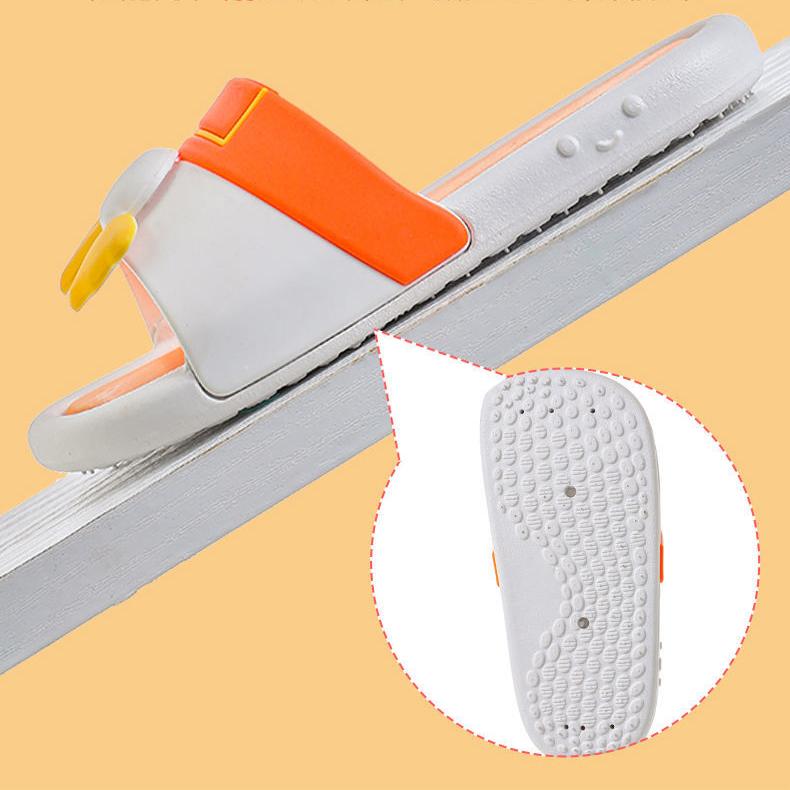 Детские милые тапочки с героями мультфильмов, летние безвкусные нескользящие домашние нескользящие домашние тапочки с мягкой подошвой для мальчиков и девочек, нескользящие тапочки с мягкой подошвой