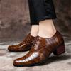 High Heel Semi-formal Walking Shoes For Man Oxford Wedding Shoes Mens Dressing Shoes Sneakers Sports Ternis High Tech