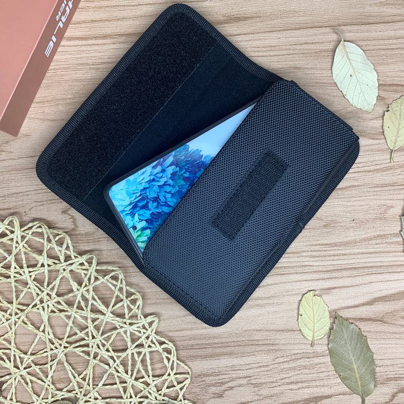 Мужской пояс с зажимом на талии и липучкой для телефонов 4,7–7,2 дюйма, нейлоновый горизонтальный рукав