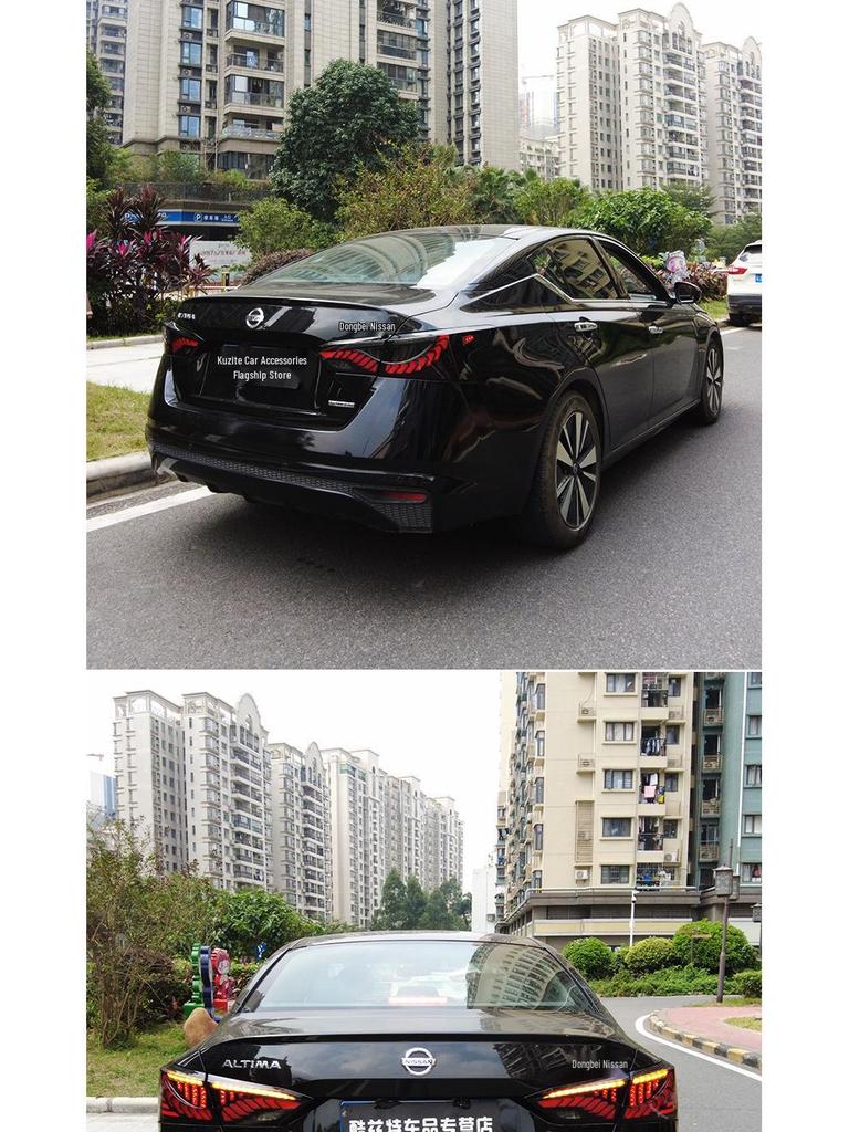 19-22 ALTIMA Teana LED Dragon Scale Tail Light: Daytime Running, Brake, Reverse, Fog